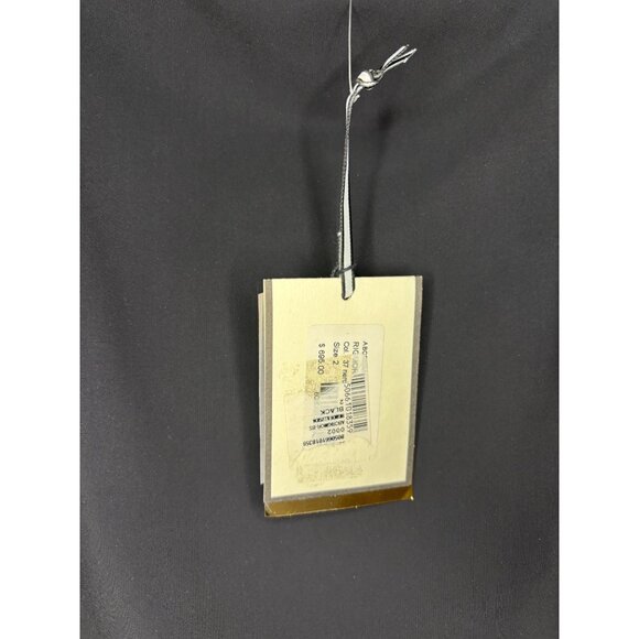 Chiara Boni Rigmor Illusion Structured A-Line Cocktail Dress Black Size 2 - Picture 7 of 8